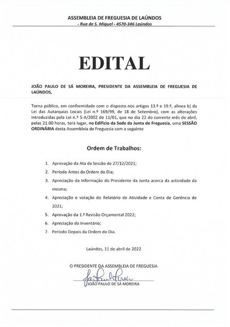 Assembleia de Freguesia