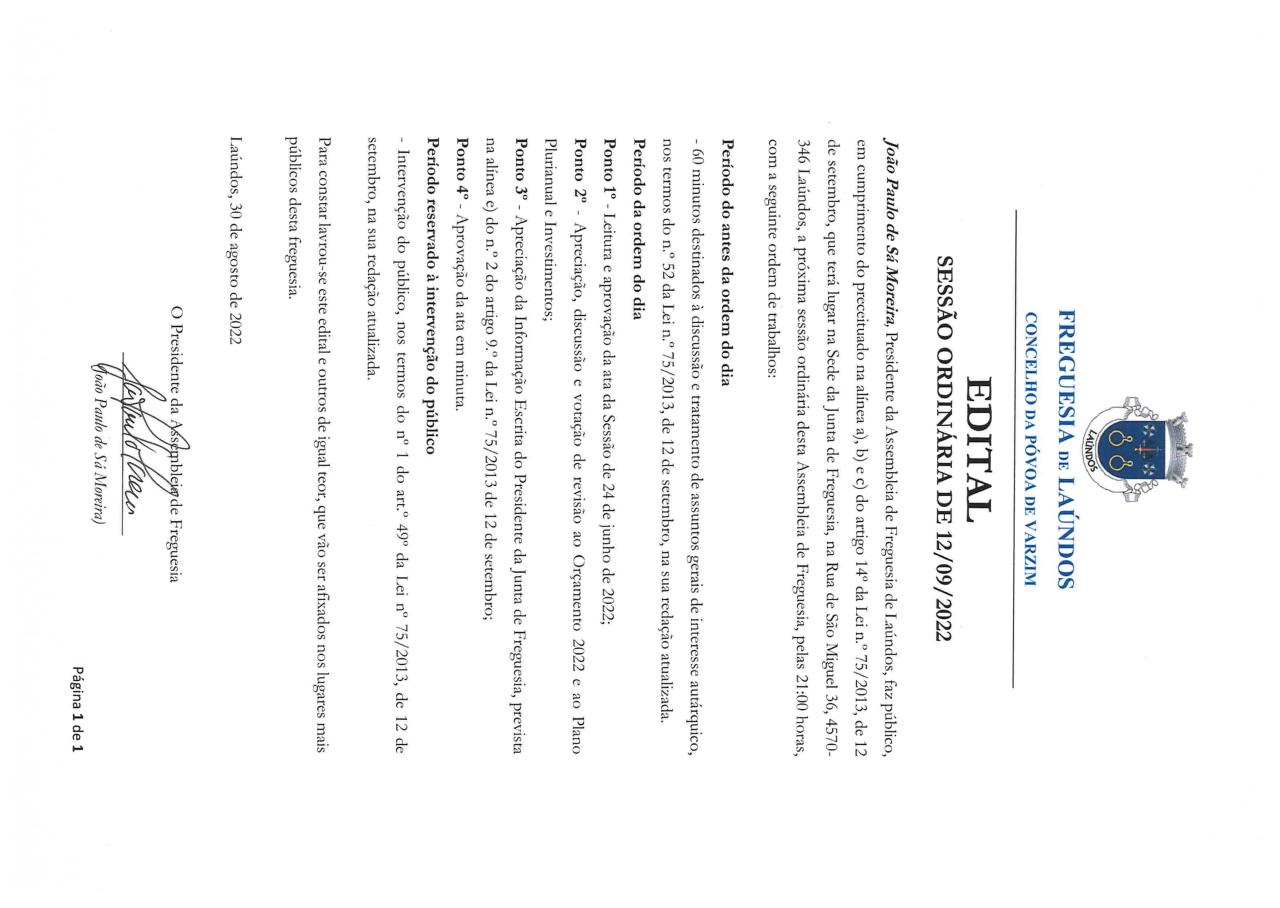 Assembleia de Freguesia